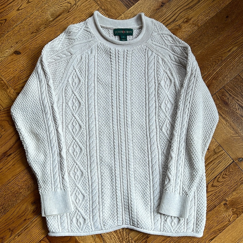 CABLE-KNIT ROLLNECK SWEATER - Picture 9 of 9
